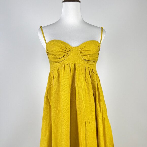 FARM Rio Yellow Maxi Dress - Picture 8 of 14